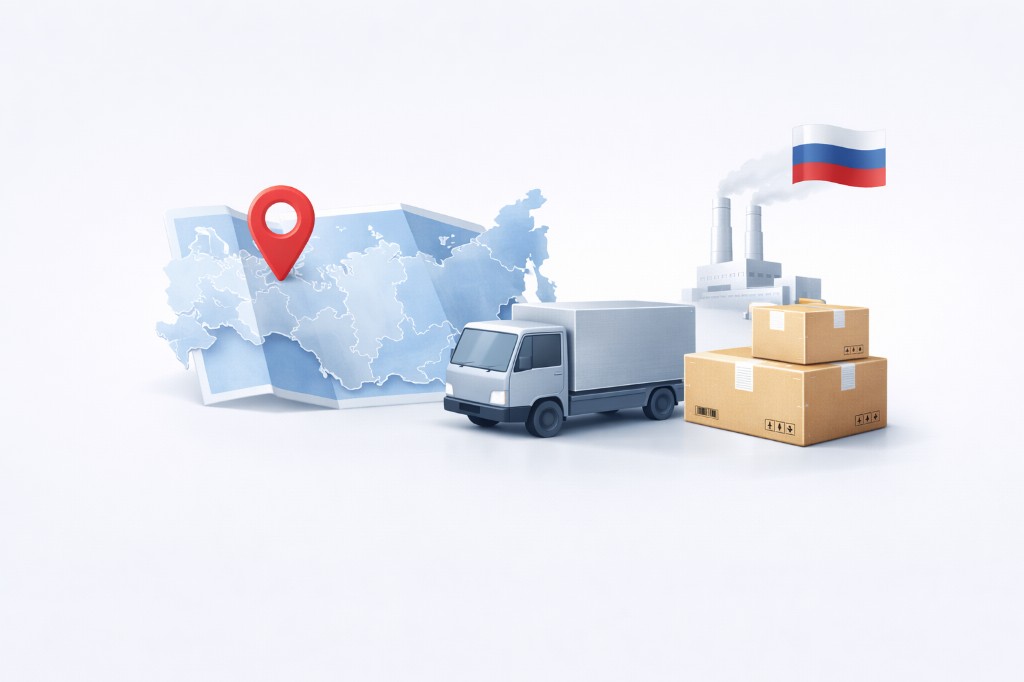 Доставка по России: карта, транспорт и логистика